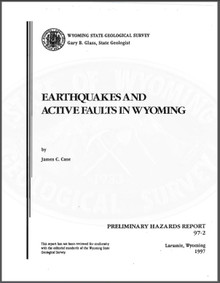 Earthquakes and Active Faults in Wyoming (1997)