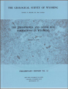 Phosphoria and Goose Egg Formations in Wyoming (1973)