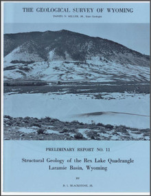 Structural Geology of the Rex Lake Quadrangle, Laramie Basin, Wyoming (1970)