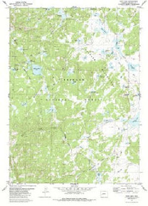 7.5' Topo Map of the Raid Lake, WY Quadrangle
