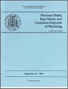 Precious Metal, Base Metal, and Gemstone Deposits of Wyoming (1993)