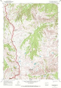 7.5' Topo Map of the Ranger Peak, WY Quadrangle