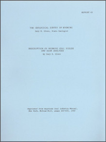 Description of Wyoming Coal Fields and Seam Analyses (1982)