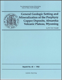 General Geologic Setting and Mineralization of the Porphyry Copper Deposits, Absaroka Volcanic Plateau, Wyoming (1982)