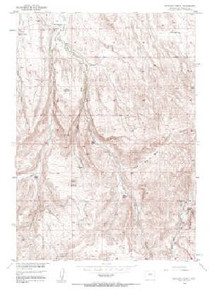 7.5' Topo Map of the Rathbun Ranch, WY Quadrangle