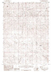 7.5' Topo Map of the Rattlesnake Draw, WY Quadrangle