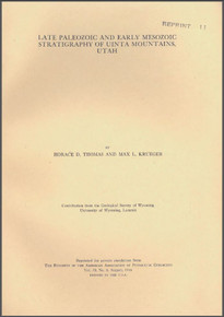 Late Paleozoic and Early Mesozoic Stratigraphy of Uinta Mountains, Utah (1946)