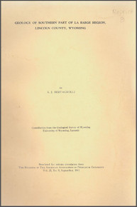 Geology of the Southern Part of La Barge Region, Lincoln County, Wyoming (1941)