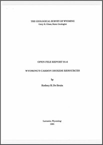 Wyoming’s Carbon Dioxide Resources (1991)