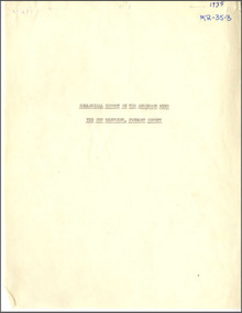 Geological report on the Anderson mine, Tin Cup district, Fremont County (1935)