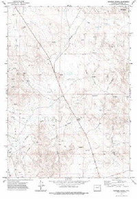 7.5' Topo Map of the Rawhide School, WY Quadrangle