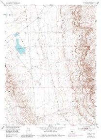 7.5' Topo Map of the Rawlins NW, WY Quadrangle