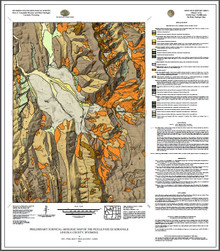 Preliminary surficial geologic and landslide maps of the Blind Bull Creek and Pickle Pass quadrangles, Lincoln County, Wyoming (2020)