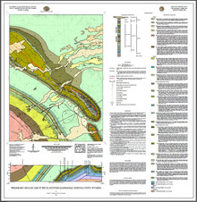 Preliminary Geologic Map of the Oil Mountain Quadrangle, Natrona County, Wyoming (2022)