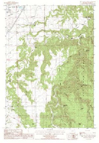 7.5' Topo Map of the Red Canyon Creek, WY Quadrangle