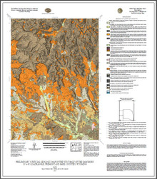 Preliminary surficial geologic map of the west half of The Ramshorn 30' x 60' quadrangle, Fremont and Park counties, Wyoming (2023)
