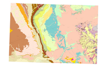 geologic map of the Baggs quadrangle, Wyoming