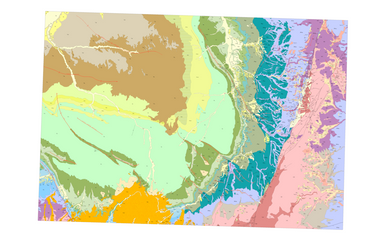 geologic map of the Nowater Creek quadrangle, Wyoming