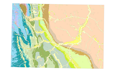 geologic map of the Kaycee quadrangle, Wyoming