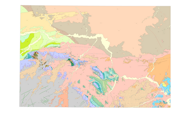 geologic map of the Douglas quadrangle, Wyoming