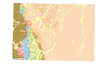 geologic map of the Buffalo quadrangle, Wyoming