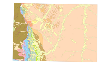 geologic map of the Buffalo quadrangle, Wyoming