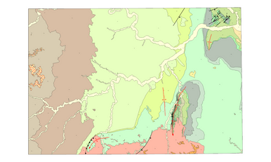 geologic map of the Lance Creek quadrangle, Wyoming