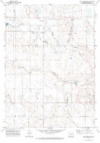 7.5' Topo Map of the Reno Reservoir, WY Quadrangle