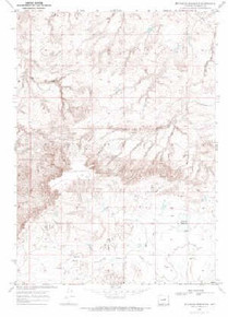 7.5' Topo Map of the Reynolds Reservoir, WY Quadrangle