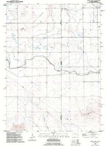 7.5' Topo Map of the Robb Draw, WY Quadrangle