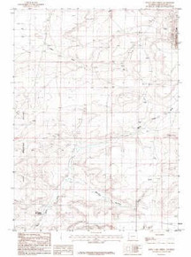 7.5' Topo Map of the Rock Cabin Spring, WY Quadrangle