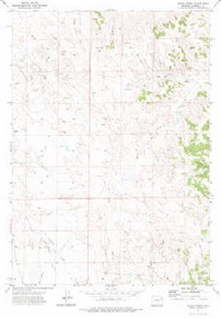 7.5' Topo Map of the Rough Creek, WY Quadrangle