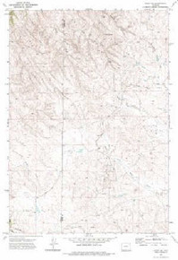 7.5' Topo Map of the Rozet NE, WY Quadrangle