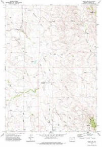 7.5' Topo Map of the Rozet NW, WY Quadrangle