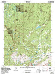 7.5' Topo Map of the Sand Lake, WY Quadrangle