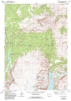 7.5' Topo Map of the Simpson Lake, WY Quadrangle - WSGS Product Sales ...