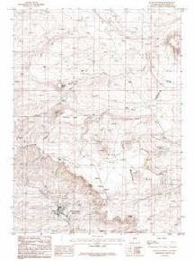 7.5' Topo Map of the South Superior, WY Quadrangle