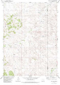 7.5' Topo Map of the Split Hill SW, WY Quadrangle