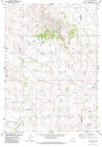 7.5' Topo Map of the Split Hill, WY Quadrangle