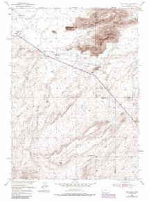 7.5' Topo Map of the Split Rock, WY Quadrangle