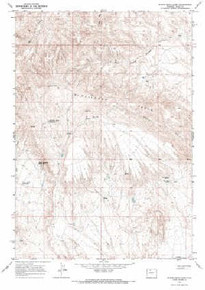 7.5' Topo Map of the Stone Barn Camp, WY Quadrangle