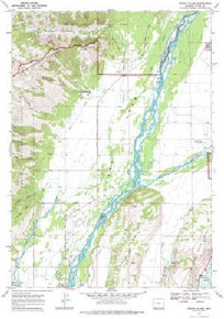 7.5' Topo Map of the Teton Village, WY Quadrangle