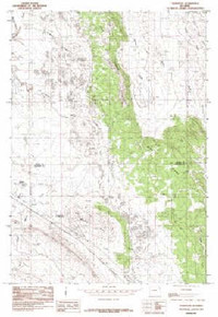 7.5' Topo Map of the Thornton, WY Quadrangle