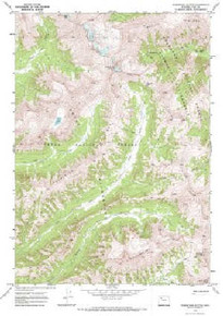 7.5' Topo Map of the Thorofare Buttes, WY Quadrangle