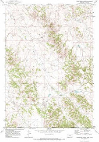 7.5' Topo Map of the Three Bar Ranch, MT Quadrangle