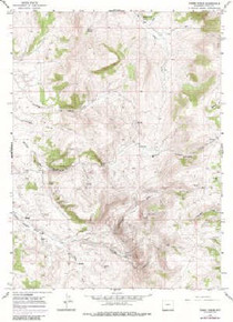 7.5' Topo Map of the Three Forks, WY Quadrangle