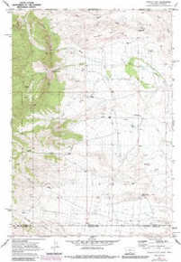 7.5' Topo Map of the Tolman Flat, MT Quadrangle