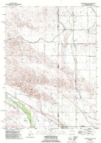 7.5' Topo Map of the Torrington SE, WY Quadrangle