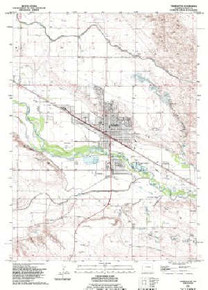 7.5' Topo Map of the Torrington, WY Quadrangle