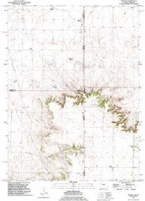 7.5' Topo Map of the Tremain, WY Quadrangle